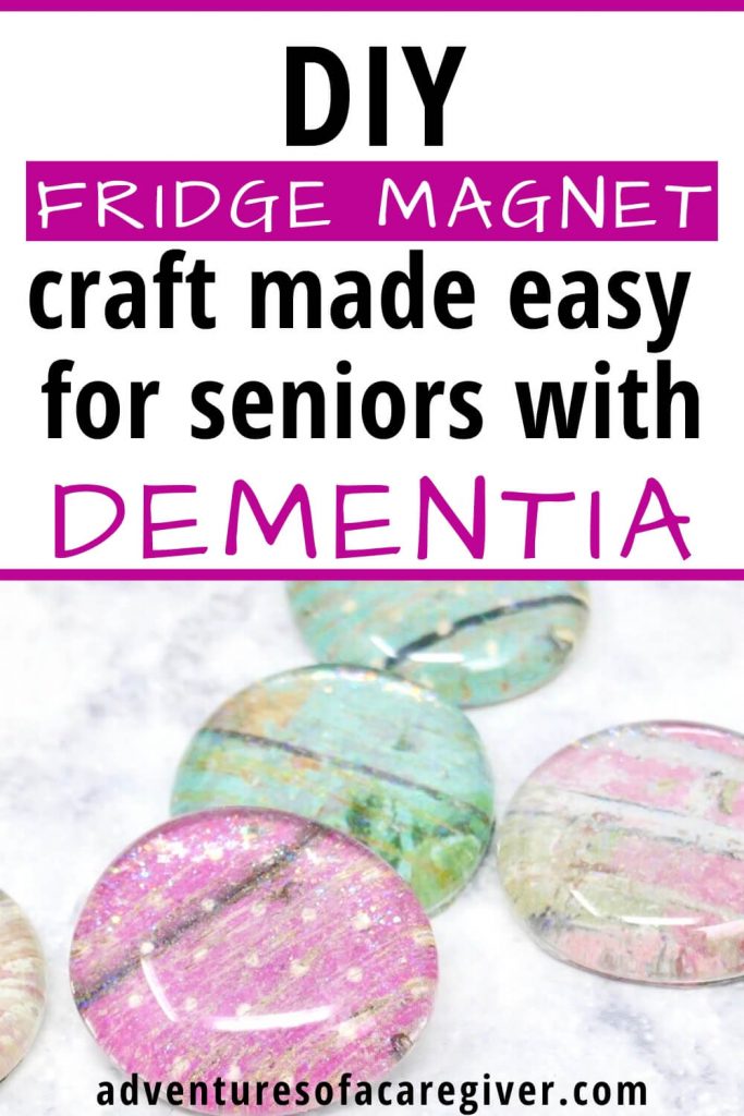 DIY Fridge Magnet Craft Dementia Activity